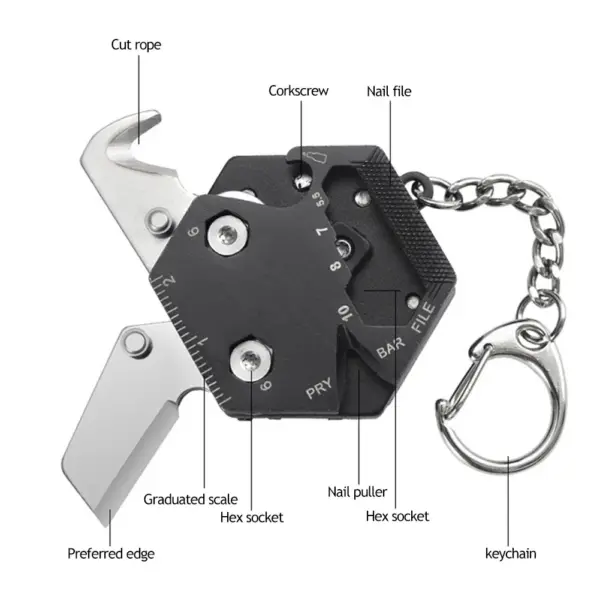 Multifunctional Pocket Multi-Tool with Screwdriver - Image 6