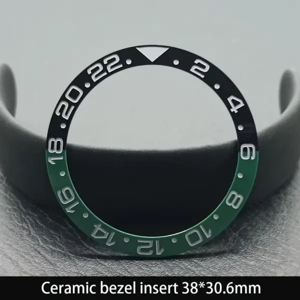 38mm Ceramic GMT Dive Watch Bezel Insert - Image 38