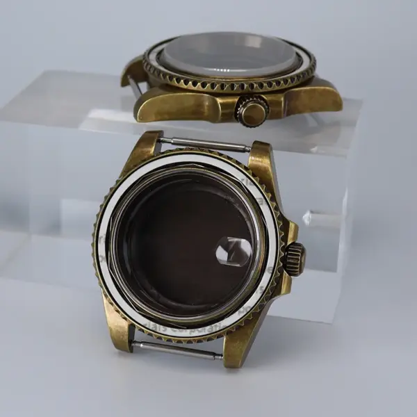 Bronze Retro 40mm Men's Watch Case Parts - Image 5