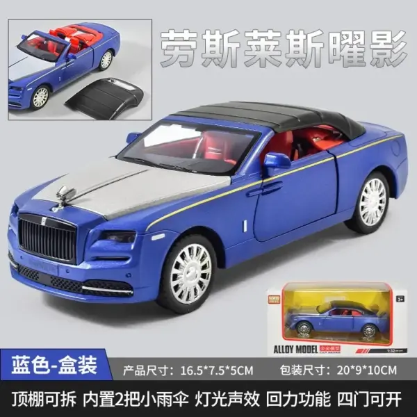 1:32 Scale Diecast Rolls-Royce Dawn Model Car - Image 10