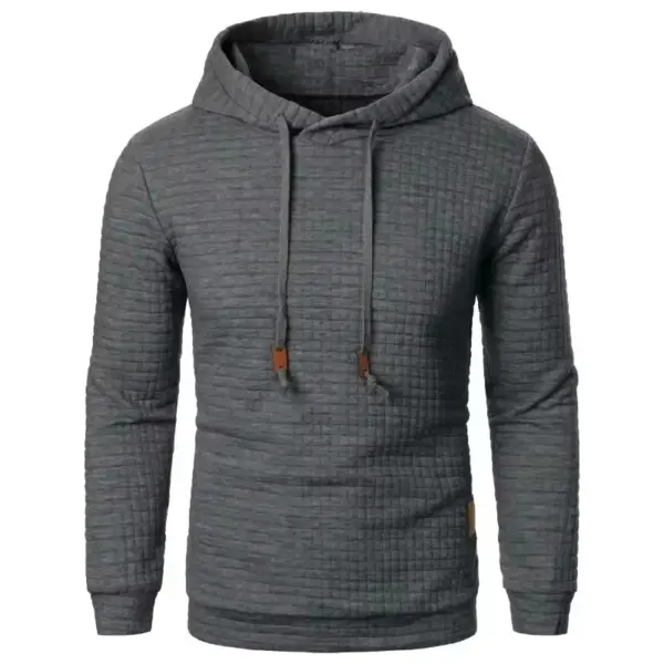 Casual Men's Oversized Hoodie with Zipper - Image 2