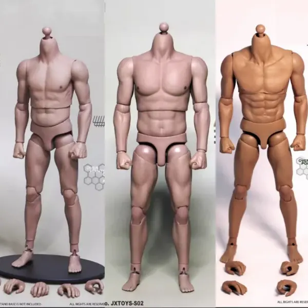1/6 Scale Male Muscle Action Figure Body - Image 2