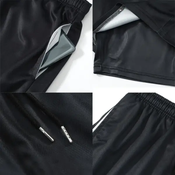 Men's Anime Print 2-in-1 Performance Shorts - Image 6