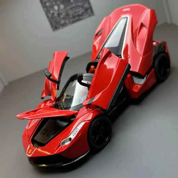 1:22 Scale Ferrari Laferrari Diecast Model Car - Image 4