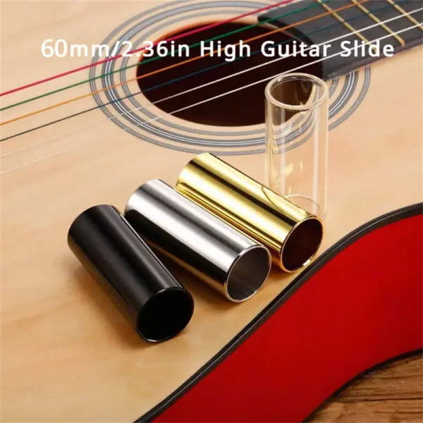 60MM Stainless Steel Guitar Slide Bar Accessory - Image 4