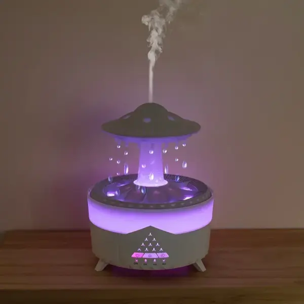 Rain Cloud Night Light Aromatherapy Humidifier - Image 4