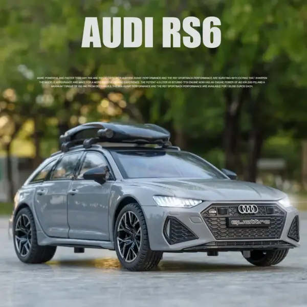 1:24 Audi RS6 Avant Diecast Model Car