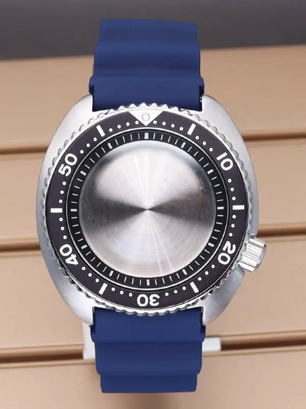 45mm Silver SKX Watch Case for Seiko NH35/NH36 - Image 27