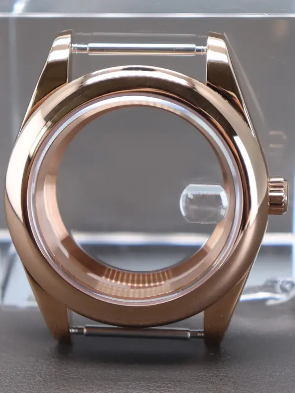 Rose Gold Men's Watch Case for Seiko & Miyota - Image 10