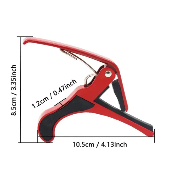 Metal Alloy Capo for Guitars - Quick Release - Image 2