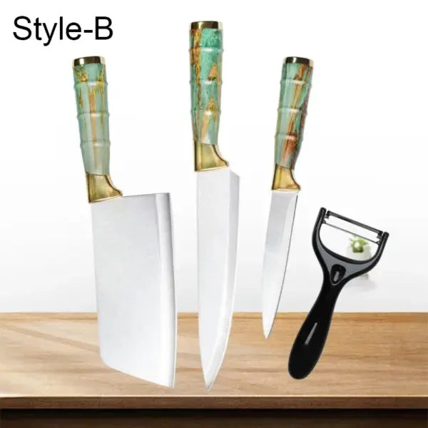 Professional Chef's Multi Knife Set with Box - Image 8