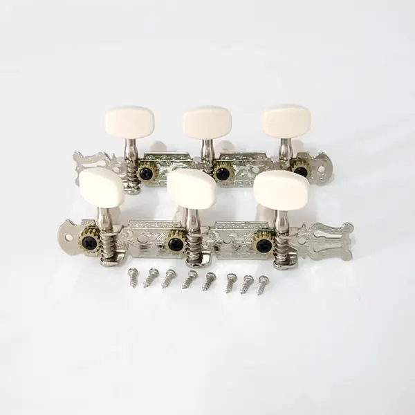 Golden Chrome Classical Guitar Tuning Pegs Set - Image 2