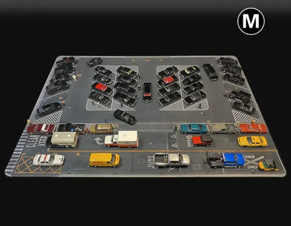 1:64 Scale City Scene Parking Mat 80x55cm - Image 7