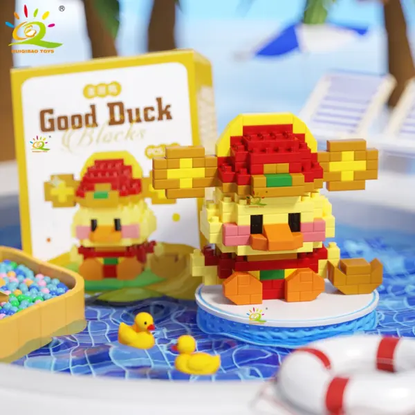 Cute Duck Micro Building Block Set - Image 8