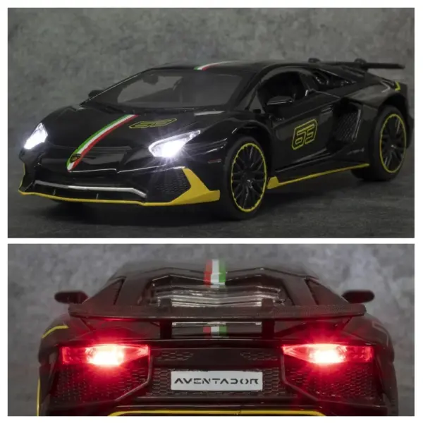 1:32 Lamborghini Aventador Diecast Model Car - Image 2