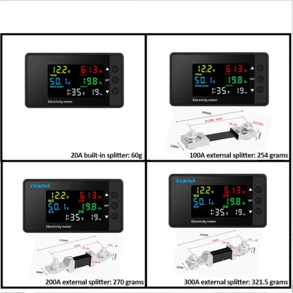 6-in-1 Digital Power Meter for DC/AC Testing - Image 6