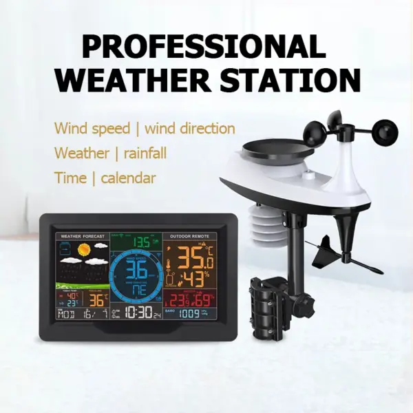 Professional Wireless Weather Station with Outdoor Sensor - Image 2