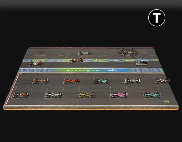 1:64 Scale Parking Lot Scene Mat 80x55cm - Image 7