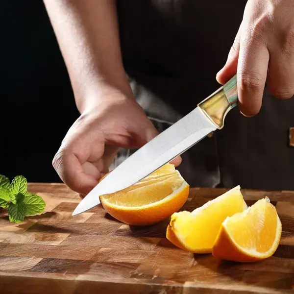 Professional Chef's Multi Knife Set with Box - Image 4