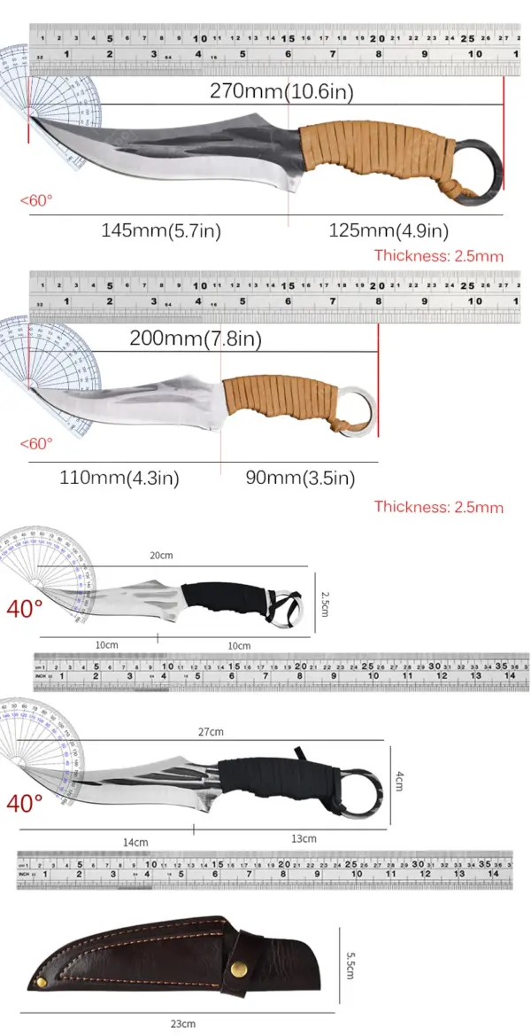 2PCS Stainless Steel Boning Knife Set - Image 6