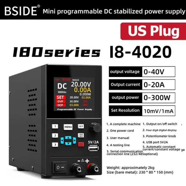 Programmable High Precision DC Power Supply 300W - Image 12