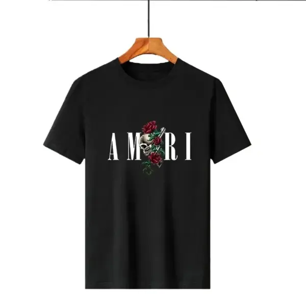 Retro Graphic Print Cotton T-shirt for Women - Image 3