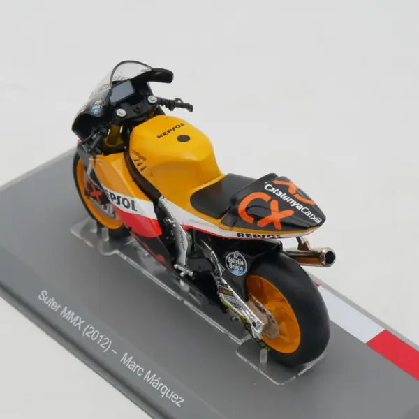 1:18 Scale Diecast Motorcycle Model Suter MMX - Image 3