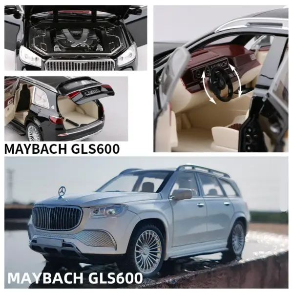 1:24 Maybach GLS600 Alloy Diecast Model Car - Image 3