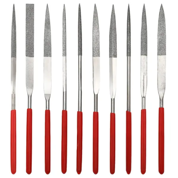 10Pcs Mini Diamond Needle File Set - Image 7