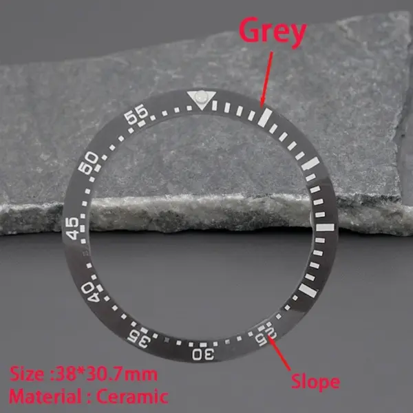 Gray Ceramic Bezel Insert for Omega Watches - Image 17