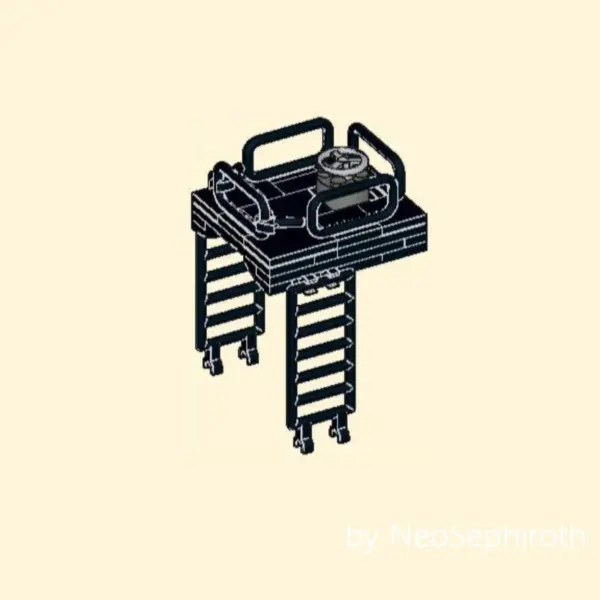 MOC Train Rack Set Building Blocks Toy - Image 4