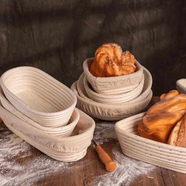 Natural Rattan Bread Fermentation Basket - Image 2