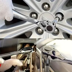 12-Piece Ratchet Wrench Socket Set 72 Tooth 11 Sef623e4dc8a349838b3e7e714ca6d46ac