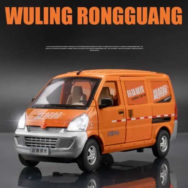 1:24 WULING Post Office Diecast Model Car