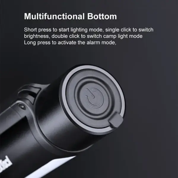 6 in 1 Multifunctional Zoom LED Flashlight - Image 4
