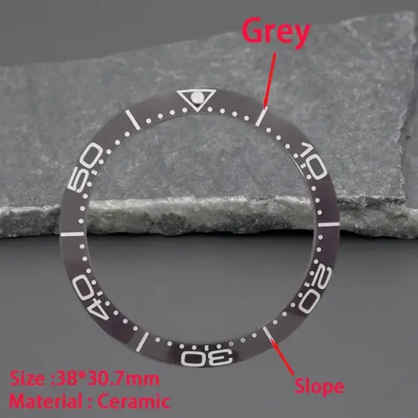 Gray Ceramic Bezel Insert for Omega Watches - Image 25