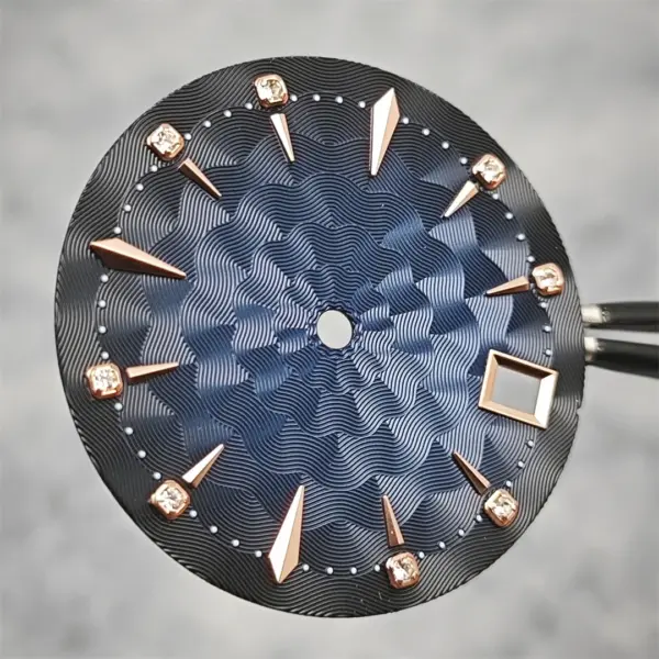 29mm Women's Watch Dial with Diamond Design - Image 4