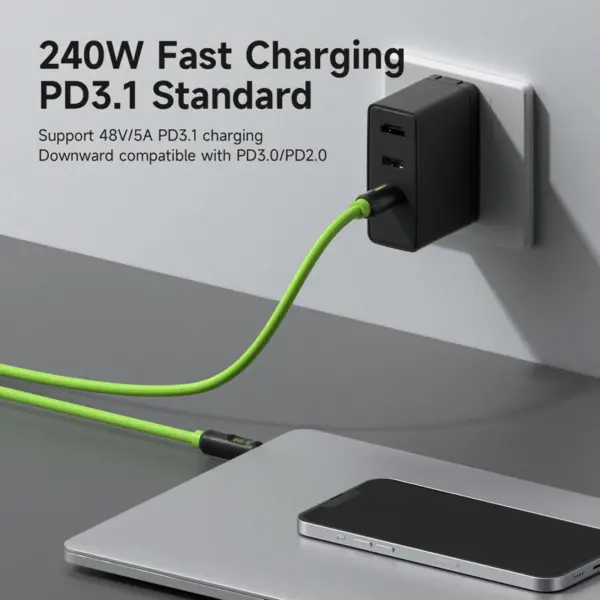 240W USB C Charger Cable with LED Display - Image 3