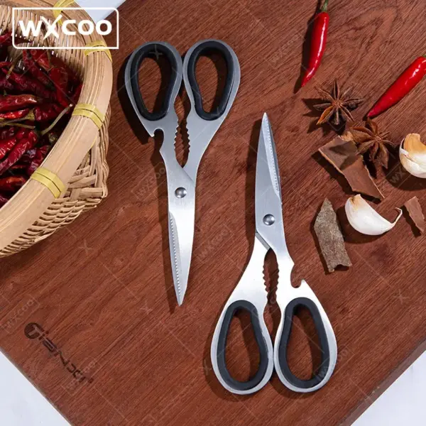 Multifunctional Stainless Steel Kitchen Scissors