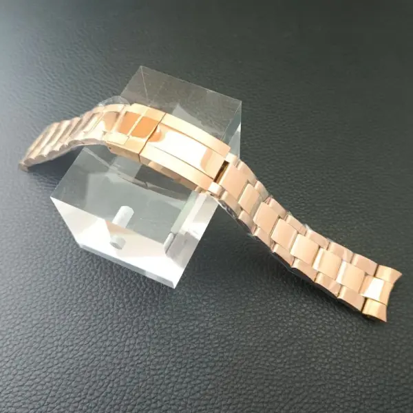 20mm Solid Stainless Steel Watch Band for Men - Image 6
