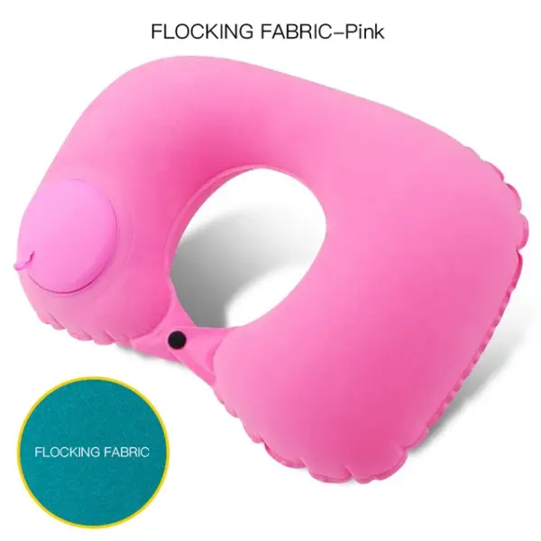 U-Shape Inflatable Travel Neck Pillow - Image 7