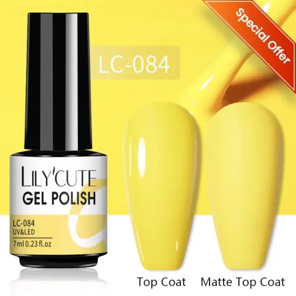 LILYCUTE 129 Colors 7ml Nail Gel Polish - Image 56