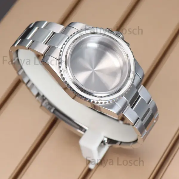 40mm Stainless Steel Watch Case for Seiko - Image 3