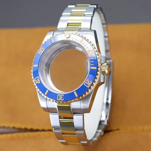 40mm Gold Stainless Steel Watch Case Part