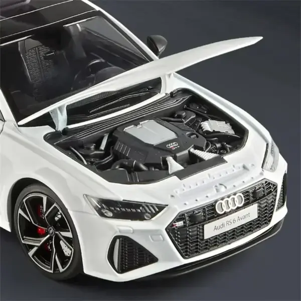 1:18 Audi RS6 Avant Diecast Model Car - Image 6