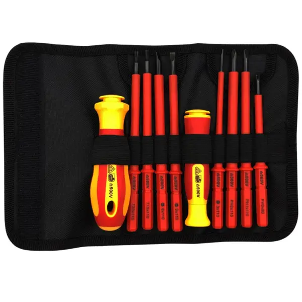 10-Piece Insulated Electrician Screwdriver Set - Image 7