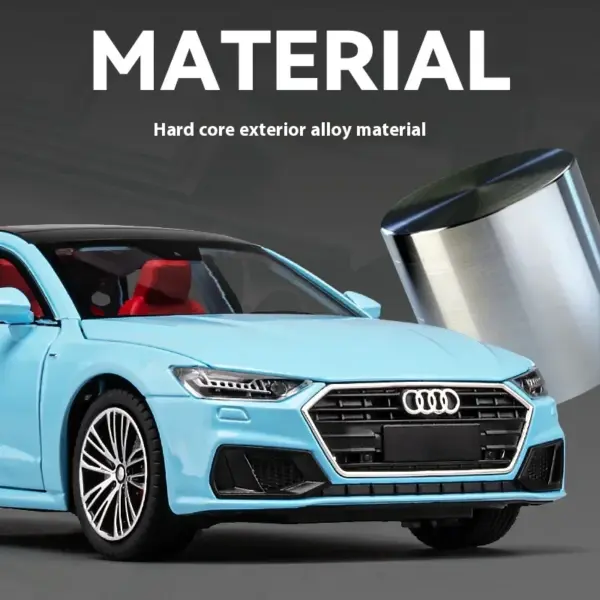 1:24 Scale Audi A7 Diecast Model Car - Image 3