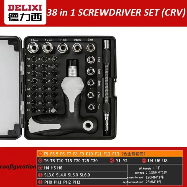 Xiaomi Delixi Mini Screwdriver Set for Devices - Image 9