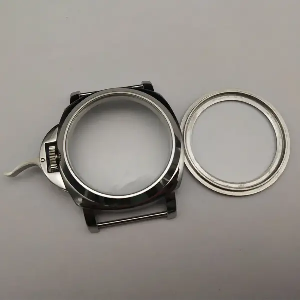 Polished Stainless Steel Watch Case 44mm - Image 5
