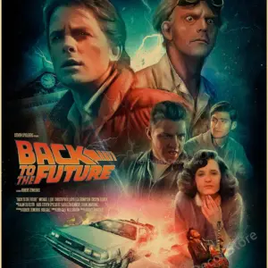 Vintage Back To The Future Movie Poster Print 95 Sf139b5e7d3314ac68c65c0e6b7f3907fA 1